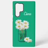 Daisy Mason Jar Samsung Galaxy Hoesje (Achterkant)