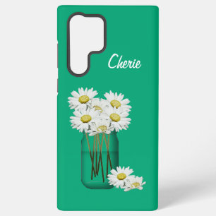 Daisy Mason Jar Samsung Galaxy Hoesje