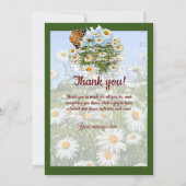 Daisy Meadow Aangepaste Tekst Bedankt (Achterkant)