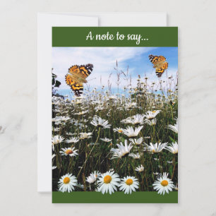 Daisy Meadow Aangepaste Tekst Bedankt