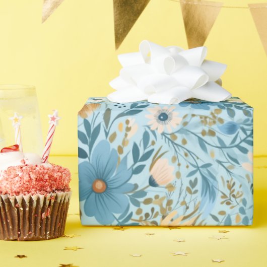 Daisy Meadow Design Cadeaupapier (Verjaardagsfeest)