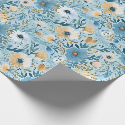 Daisy Meadow Design Cadeaupapier (Hoek)