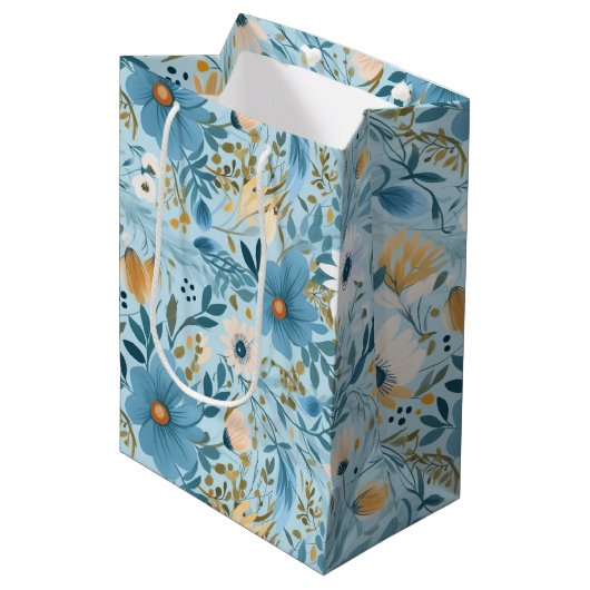 Daisy Meadow Design Medium Cadeauzakje (Voorkant Gekanteld)