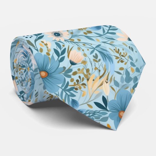 Daisy Meadow Design Stropdas (Opgerold)