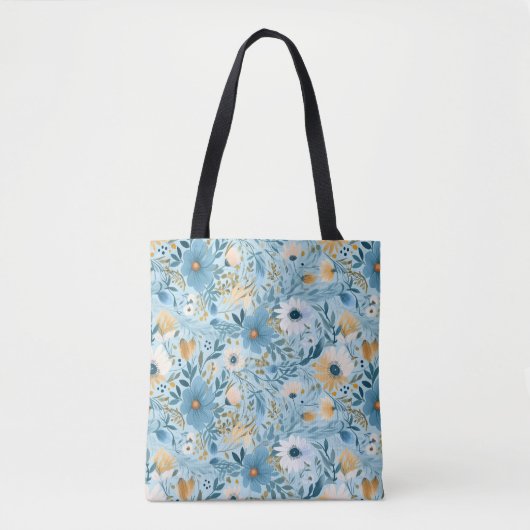 Daisy Meadow Design Tote Bag (Voorkant)