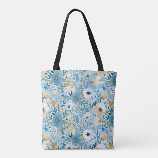 Daisy Meadow Design Tote Bag (Achterkant)