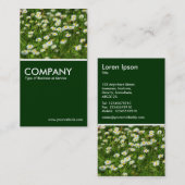 Daisy Meadow - Donkergroen Visitekaartje (Voorkant / Achterkant)
