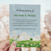 Daisy Meadow Fotoaankondiging Kaart