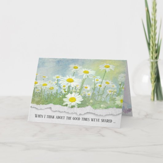 Daisy Meadow Friendship Kaart (Voorkant)