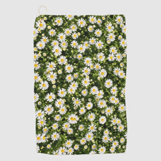 Daisy Meadow Golf Towel Golfhanddoek (Voorkant)