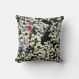 Daisy Meadow Polyester Throw Pillow Kussen