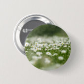 Daisy Meadow Ronde Button 5,7 Cm (Voorkant /achterkant)