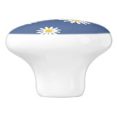 Daisy Meadows Blue Keramische Knop (Zijkant)