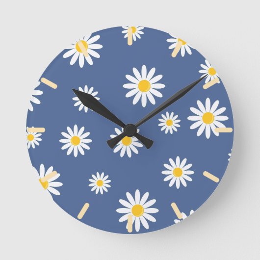 Daisy Meadows Blue Ronde Klok (Voorkant)