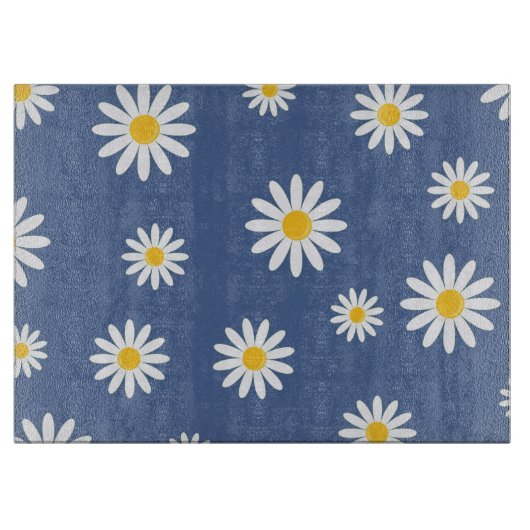 Daisy Meadows Blue Snijplank (Voorkant)