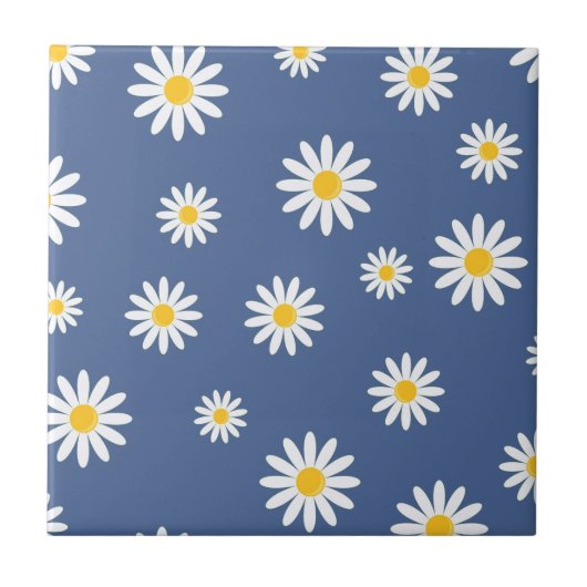 Daisy Meadows Blue Tegeltje (Voorkant)