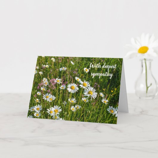 Daisy Meadows  -  Met diepste medeleven Kaart (Kleine Plant)