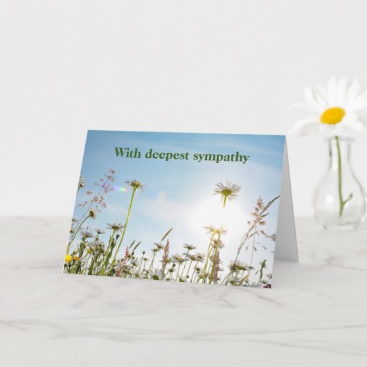 Daisy Meadows - met diepste sympathie Kaart (Kleine Plant)