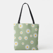Daisy Meadows Sage Green Tote Bag (Achterkant)
