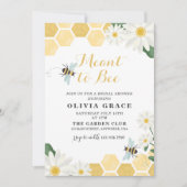 Daisy Meant to Bee bridal douitation Kaart (Voorkant)