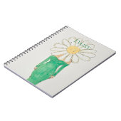 Daisy Meisje Groene Jurk Notitieboek (Linkerzijde)