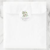 Daisy Memorial Funeral Seed Packet Ronde Sticker (Tas)