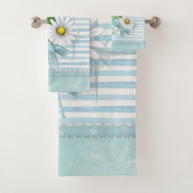 Daisy met blauwe strepen