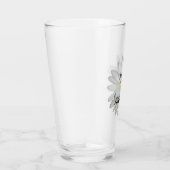 Daisy met Citaat Glas (Rechts)