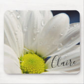 Daisy met Dew Drops Muismat (Voorkant)