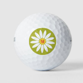 Daisy met Initiaal Golfballen