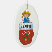 Daisy Mitten Blonde Keramisch Ornament (Rechts)