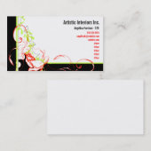 Daisy Mod - Rood en Groen Visitekaartje (Voorkant / Achterkant)