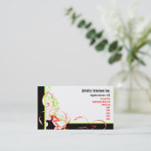 Daisy Mod - Rood en Groen Visitekaartje (Staand voorkant)