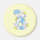 Daisy Monogram B Magnet (Voorkant)