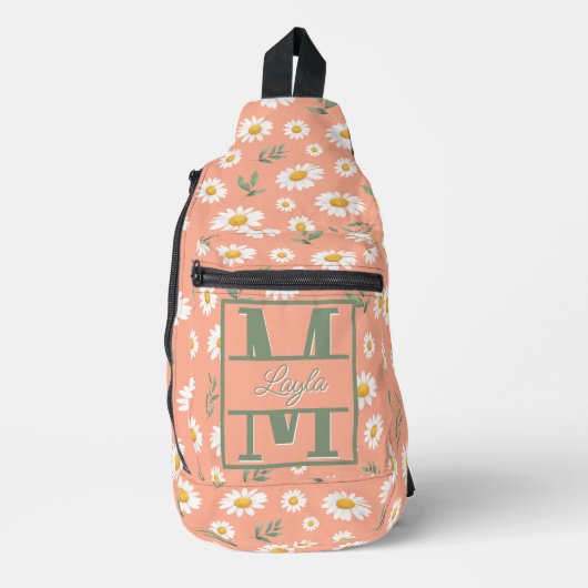 Daisy Monogram Backpack Sling Bag (Voorkant)