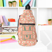 Daisy Monogram Backpack Sling Bag