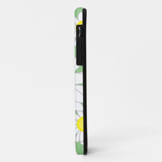 Daisy Monogram groen wit en geel Case-Mate iPhone Case (Achterkant/links)