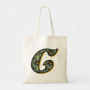 Daisy Monogram Initiaal C Tote Bag