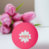 Daisy Monogram Ping Pong Ball
