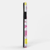 Daisy Monogram Roze Wit en geel Case-Mate iPhone Case (Achterkant/rechts)