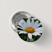 Daisy Morning Dew Ronde Button 3,2 Cm (Voorkant /achterkant)