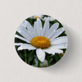 Daisy Morning Dew Ronde Button 3,2 Cm (Voorkant)