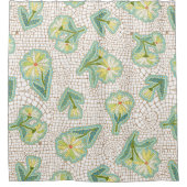 Daisy Mosaic Shower Curtain Douchegordijn (Voorkant)