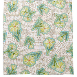 Daisy Mosaic Shower Curtain Douchegordijn