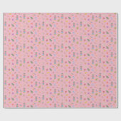 Daisy Motif Cadeaupapier (Vlak)