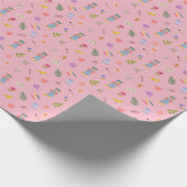 Daisy Motif Cadeaupapier (Hoek)