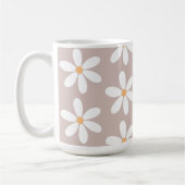 Daisy mug, Retro Flower Mug Koffiemok (Links)