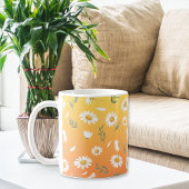 Daisy mugs , Floral gift Koffiemok