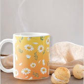 Daisy mugs , Floral gift Koffiemok