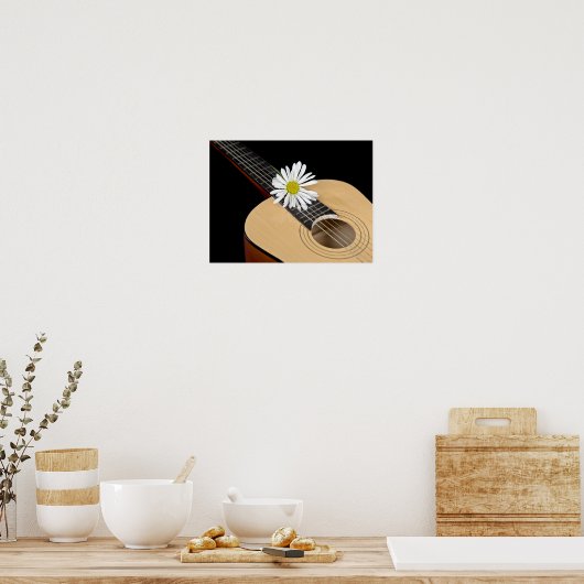 Daisy Music Poster (Keuken)